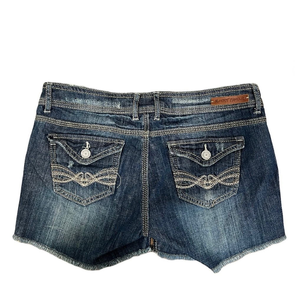 Short Ripped Denim Shorts - Picture 3 of 3